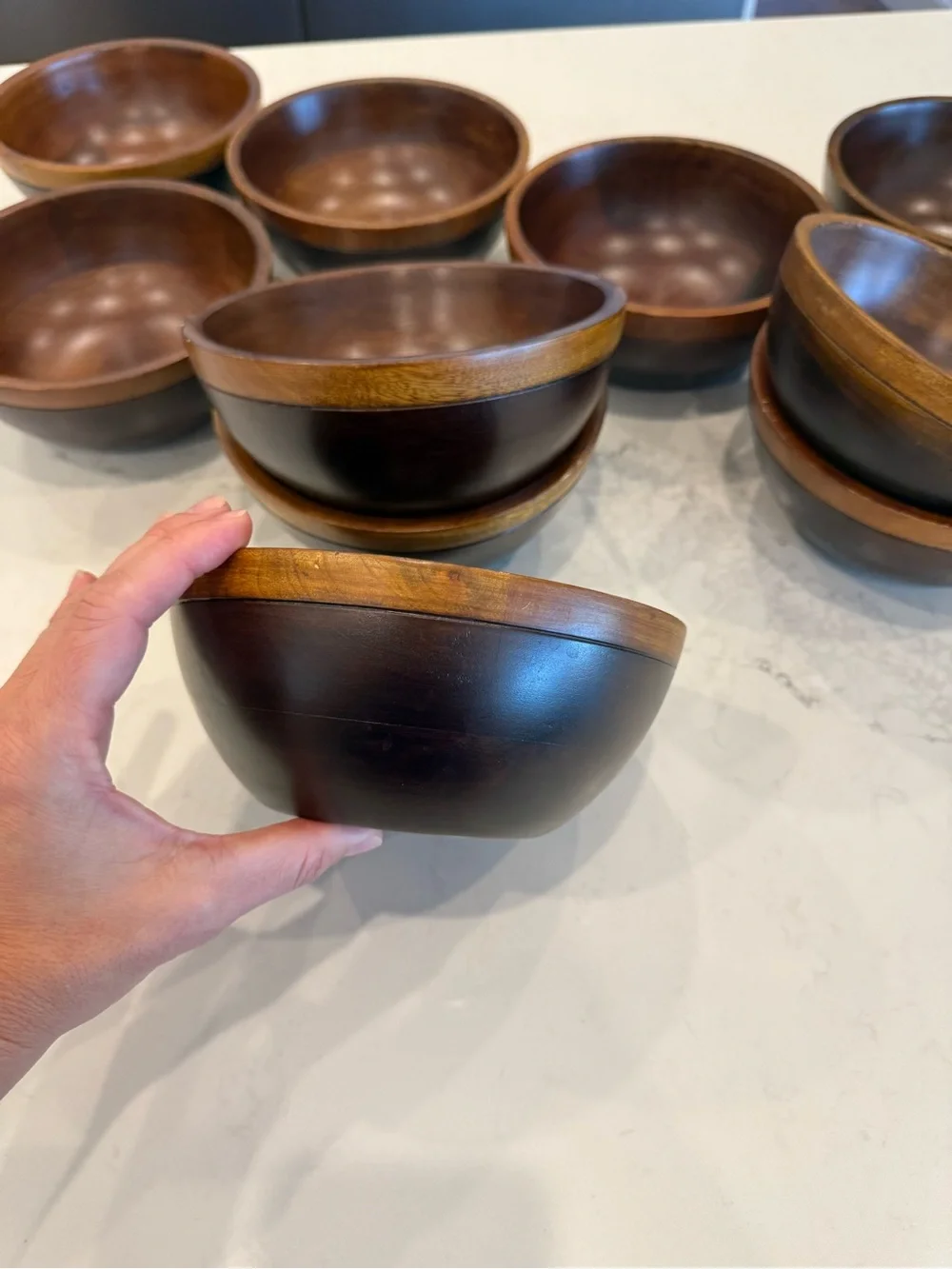 Set of Wooden Salad Bowls - Pottery Barn